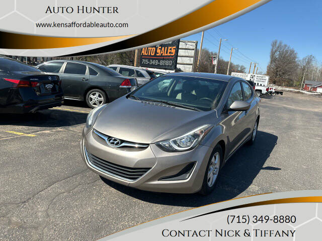 2014 Hyundai ELANTRA for sale at Auto Hunter in Webster, WI