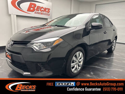 2014 Toyota Corolla for sale at Becks Auto Group in Mason OH