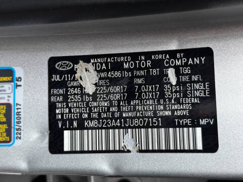 2018 Hyundai Tucson SE