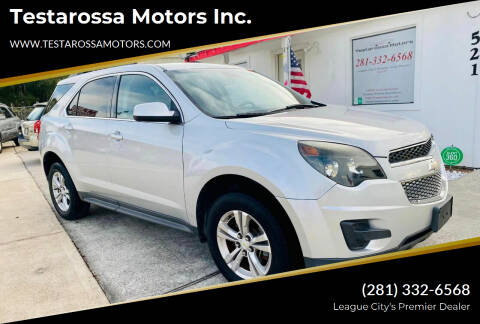 2013 Chevrolet Equinox for sale at Testarossa Motors Inc. in League City TX
