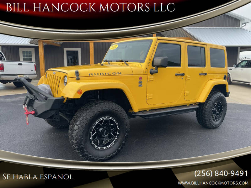 2015 Jeep Wrangler Unlimited for sale at BILL HANCOCK MOTORS LLC in Albertville AL