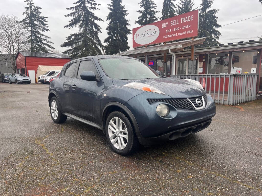 2011 Nissan JUKE for sale at PLATINUM AUTO SALES INC in Lacey, WA