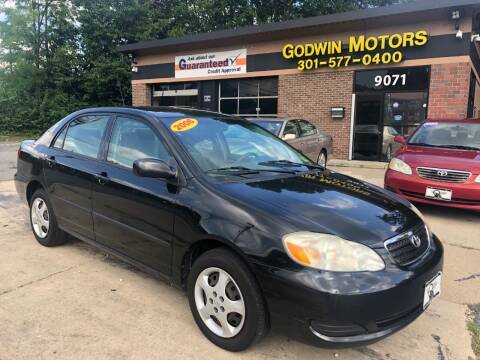 2006 Toyota Corolla for sale at Godwin Motors in Silver Spring MD
