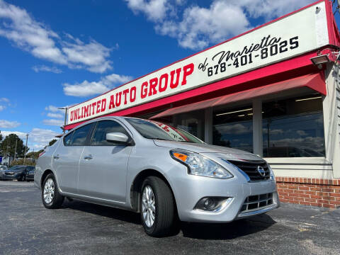 2018 Nissan Versa for sale at Unlimited Auto Group of Marietta in Marietta GA