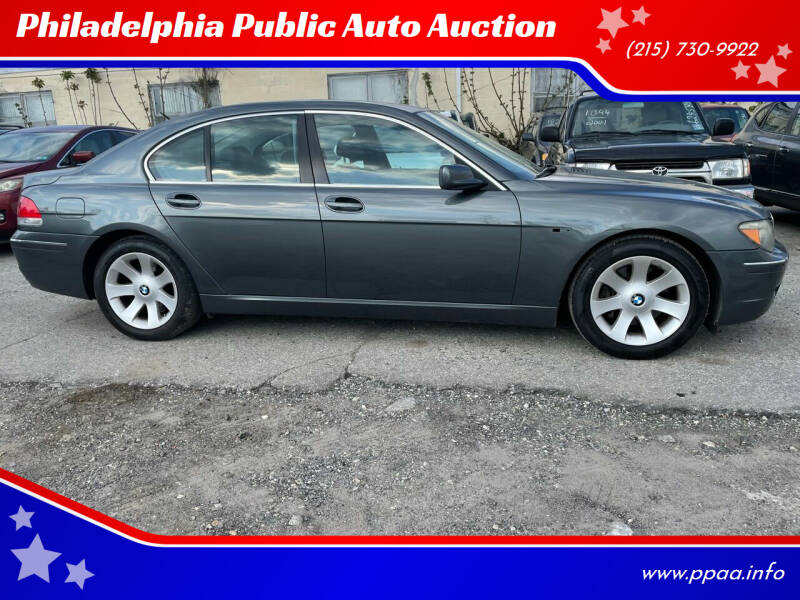 2007 BMW 7 Series for sale at Philadelphia Public Auto Auction in Philadelphia PA