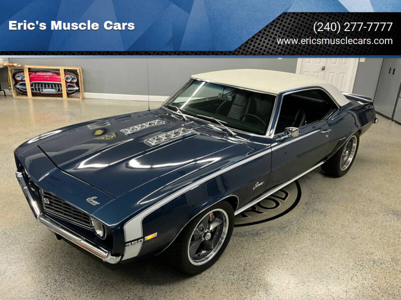 1969 Chevrolet Camaro for sale at Eric's Muscle Cars in Clarksburg MD