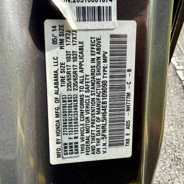 2014 Honda Odyssey EX-L