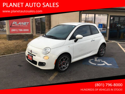 2012 FIAT 500 for sale at PLANET AUTO SALES in Lindon UT