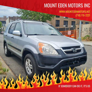 2003 Honda CR-V for sale at MOUNT EDEN MOTORS INC in Bronx NY