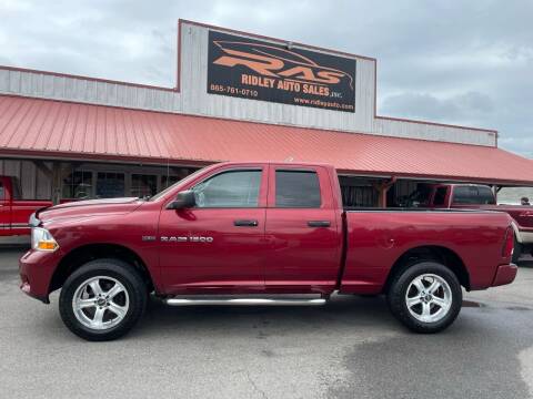 2012 RAM Ram Pickup 1500 for sale at Ridley Auto Sales, Inc. in White Pine TN