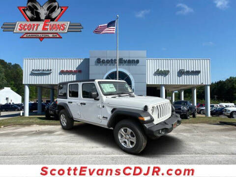 2023 Jeep Wrangler Unlimited for sale at SCOTT EVANS CHRYSLER DODGE in Carrollton GA