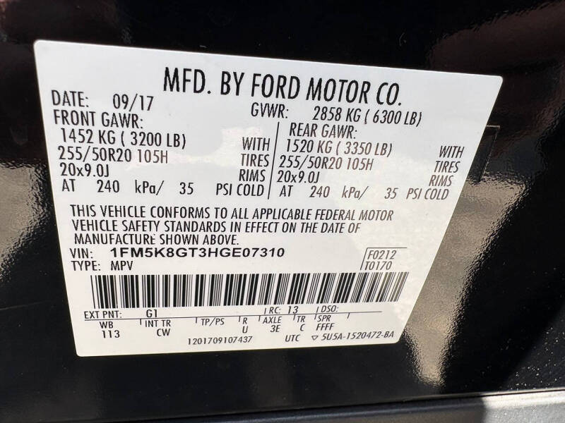 2017 Ford Explorer Sport