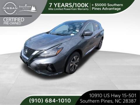 2020 Nissan Murano for sale at PHIL SMITH AUTOMOTIVE GROUP - Pinehurst Nissan Kia in Southern Pines NC