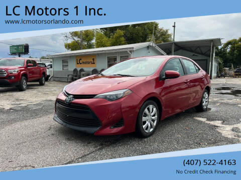 2019 Toyota Corolla for sale at LC Motors 1 Inc. in Orlando FL