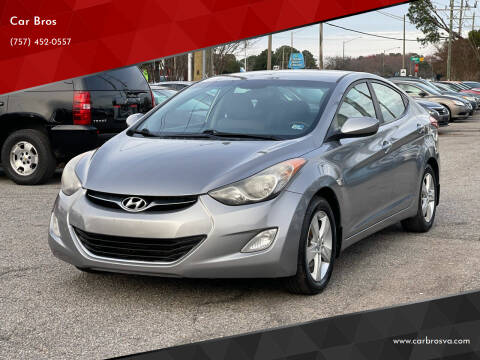 2013 Hyundai Elantra for sale at Car Bros in Virginia Beach VA