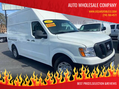 2019 Nissan NV for sale at Auto Wholesale Company in Santa Ana CA