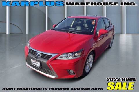 2014 Lexus CT 200h for sale at Karplus Warehouse in Pacoima CA