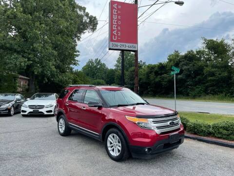 2013 Ford Explorer for sale at CARRERA IMPORTS INC in Winston Salem NC
