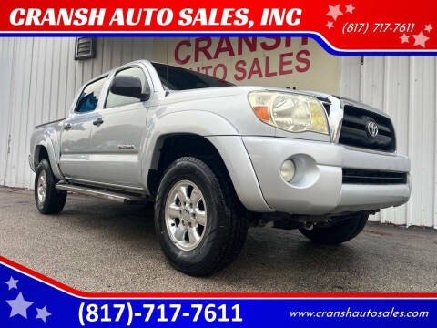 2006 Toyota Tacoma for sale at CRANSH AUTO SALES, INC in Arlington TX