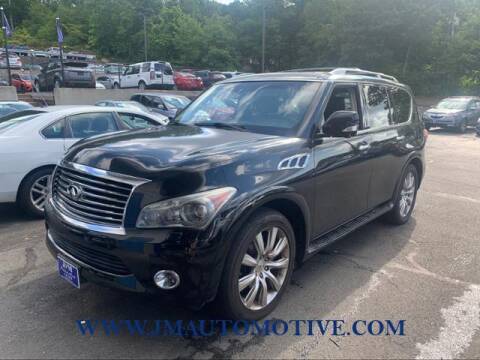 2012 Infiniti QX56 for sale at J & M Automotive in Naugatuck CT