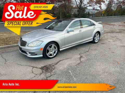 2013 Mercedes-Benz S-Class for sale at Aria Auto Inc. in Raleigh NC