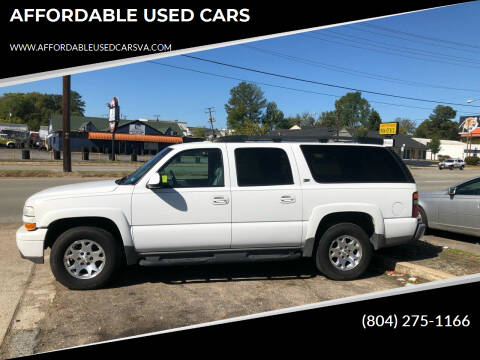 2004 Chevrolet Suburban for sale at AFFORDABLE USED CARS in North Chesterfield VA