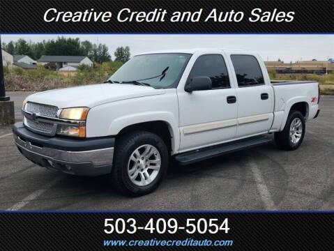 2004 Chevrolet Silverado 1500 for sale at Creative Credit & Auto Sales in Salem OR