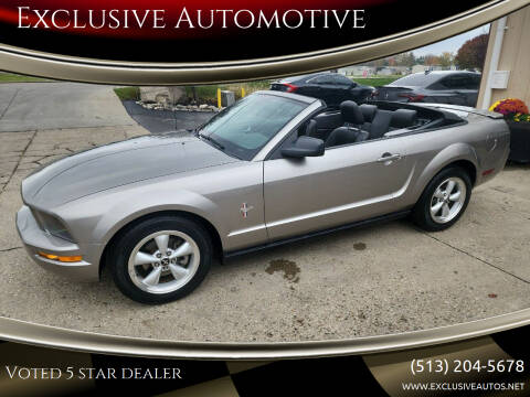 2008 Ford Mustang for sale at Exclusive Automotive in West Chester OH