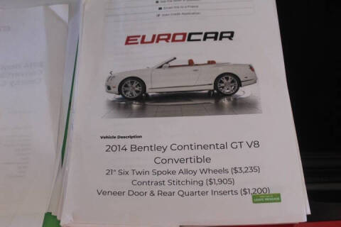 2014 Bentley Continental GT V8