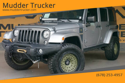 2018 Jeep Wrangler JK Unlimited for sale at Mudder Trucker in Conyers GA