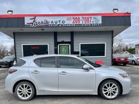 2012 Lexus CT 200h for sale at Farris Auto - Main Street in Stoughton WI