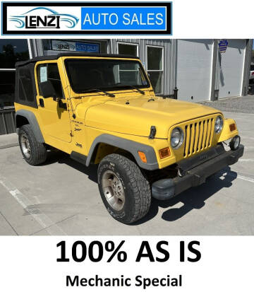 2000 Jeep Wrangler for sale at LENZI AUTO SALES in Sarver PA