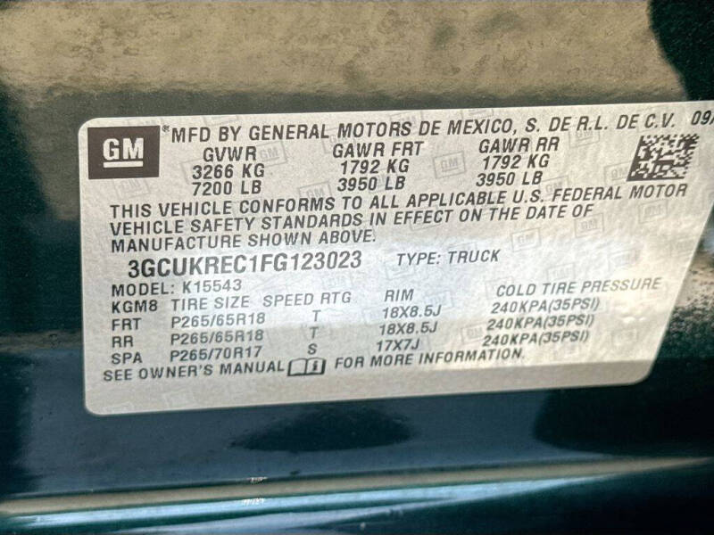 2015 Chevrolet Silverado 1500