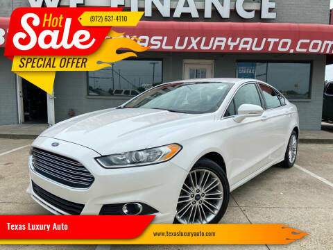 2014 Ford Fusion for sale at Texas Luxury Auto in Cedar Hill TX