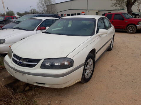 2001 Chevrolet Impala for sale at KK Motors Inc in Graham TX