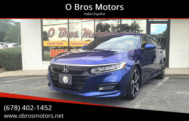 2018 Honda Accord for sale at O Bros Motors in Marietta GA