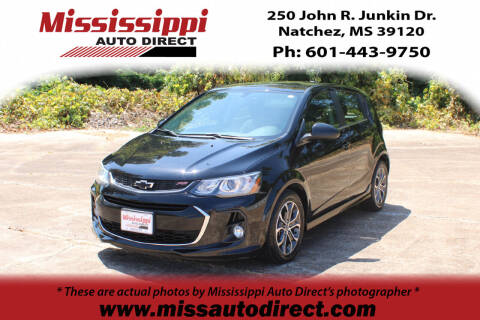 2018 Chevrolet Sonic for sale at Auto Group South - Mississippi Auto Direct in Natchez MS