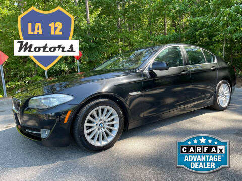 2013 BMW 5 Series for sale at LA 12 Motors in Durham NC