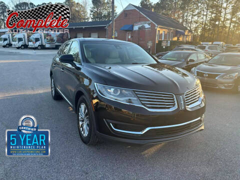 2017 Lincoln MKX for sale at Complete Auto Center , Inc in Raleigh NC