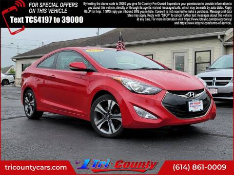 2013 Hyundai Elantra Coupe for sale at Tri-County Pre-Owned Superstore in Reynoldsburg OH