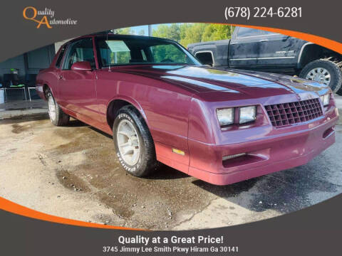 1986 Chevrolet Monte Carlo