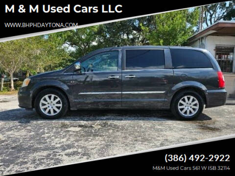 2012 Chrysler Town and Country for sale at M & M Used Cars LLC in Daytona Beach FL