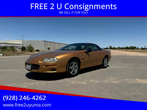 1998 Chevrolet Camaro for sale at FREE 2 U Consignments in Yuma AZ