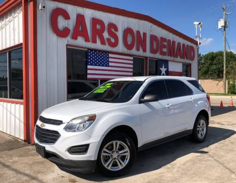 2017 Chevrolet Equinox for sale at Cars On Demand 2 in Pasadena TX