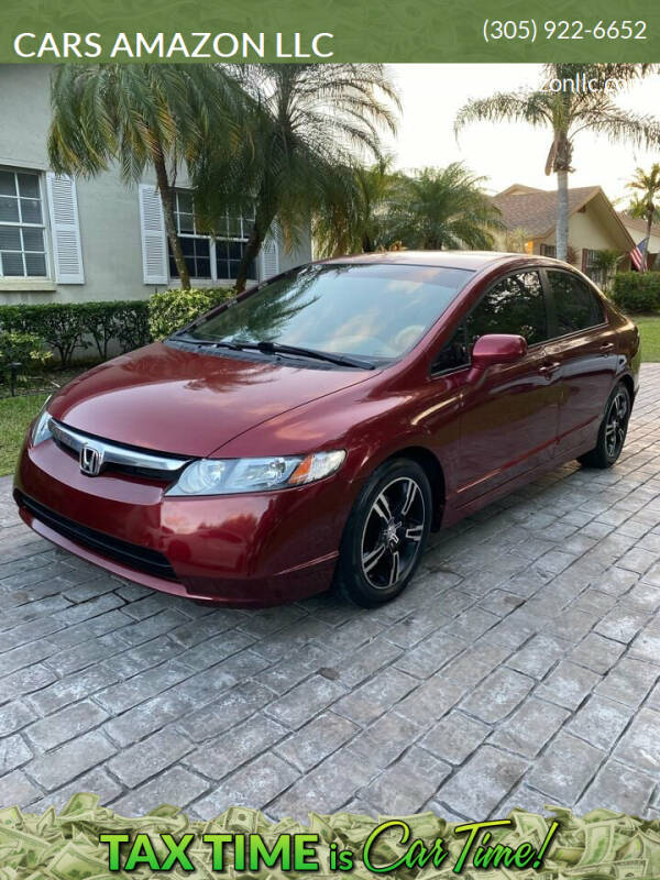 2008 Honda Civic for sale at CARS AMAZON LLC in Miami FL