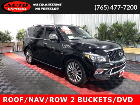 2015 Infiniti QX80 for sale at Auto Express in Lafayette IN