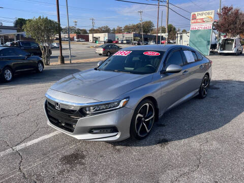 2018 Honda Accord for sale at Import Auto Mall in Greenville SC
