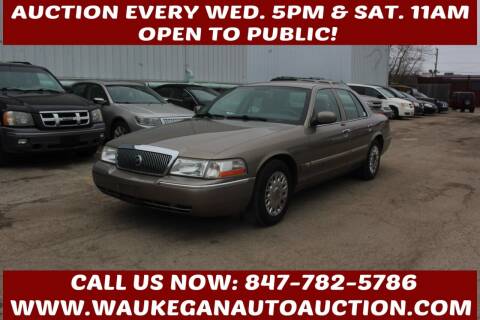2003 Mercury Grand Marquis for sale at Waukegan Auto Auction in Waukegan IL