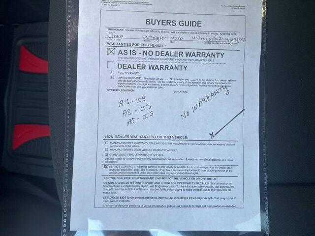 2020 Jeep Wrangler Unlimited