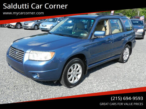 2007 Subaru Forester for sale at Saldutti Car Corner in Gilbertsville PA